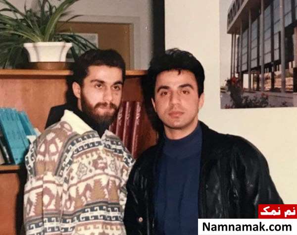 عکس قدیمی داریوش فرضیایی و داوود دادمرزی