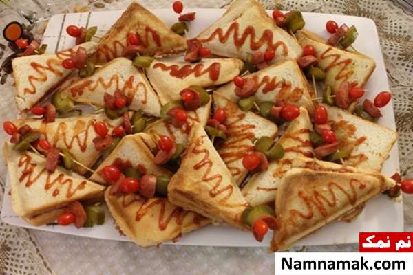 اسنک کالباس با مایکروفر