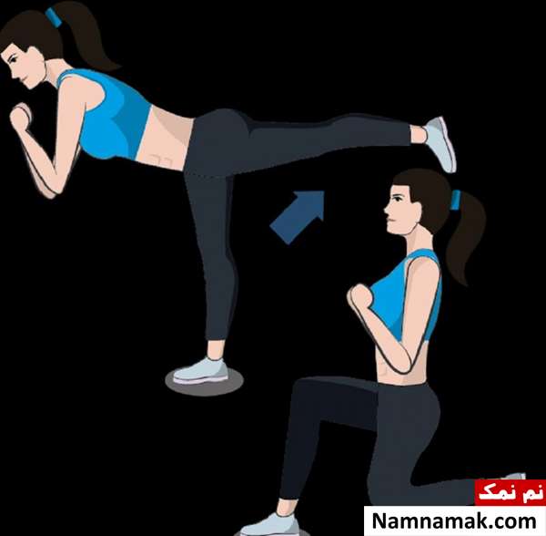 حرکات پیلاتس برای لاغری ران