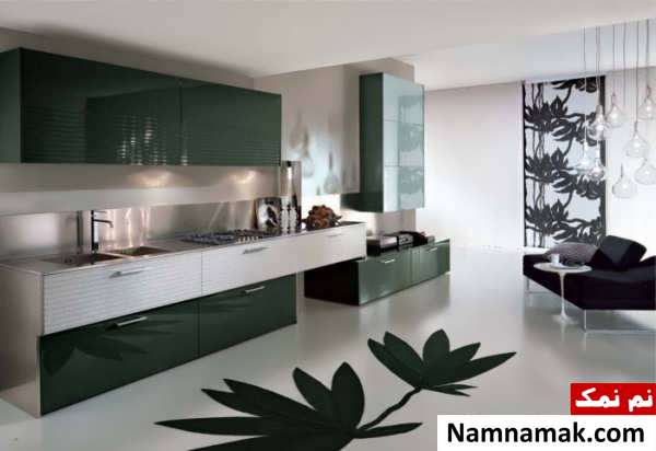 طراحی لاکچری آشپزخانه