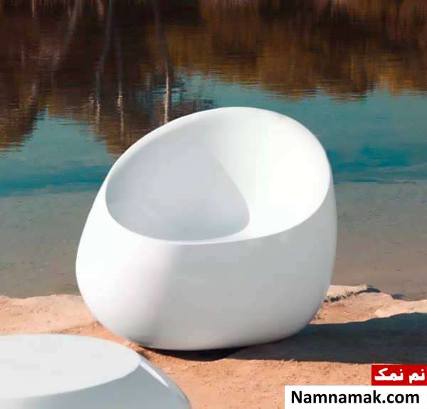 مدل صندلی مینیمالیستی فضای باز