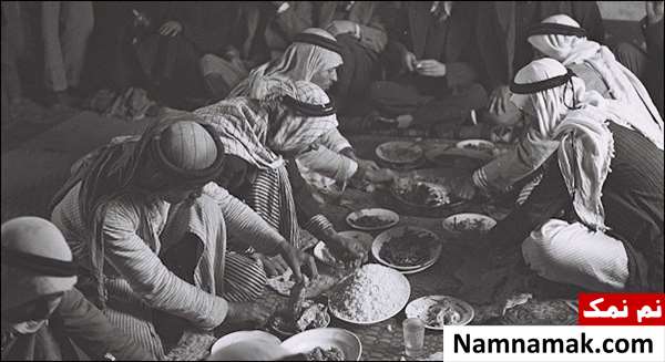 چرا عربها با دست غذا میخورن