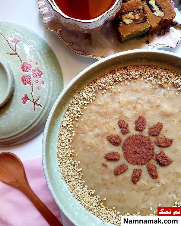 حلیم گندم با مرغ