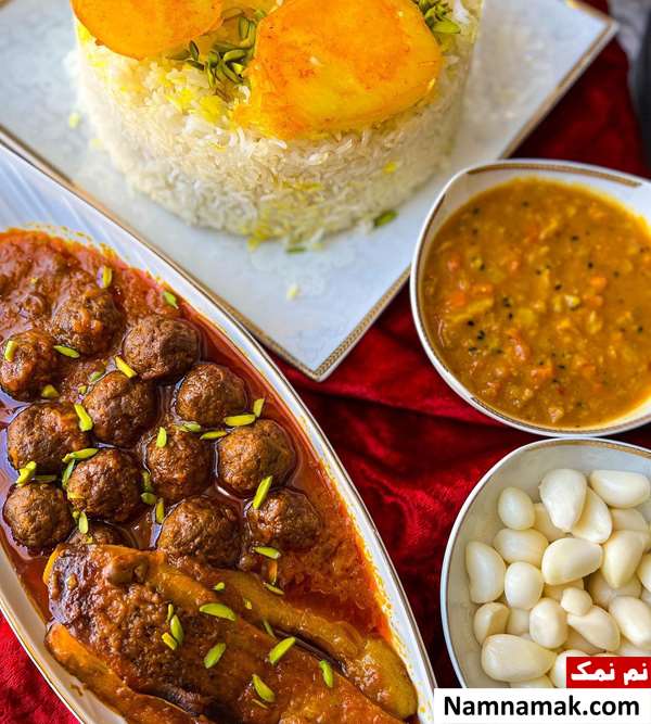 انواع خورشت با گوشت چرخ کرده