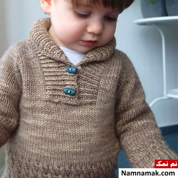 آموزش بافت ژاکت با دو میل