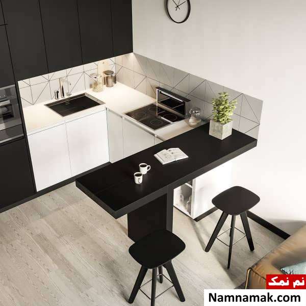 دکوراسیون آشپزخانه مدرن و شیک