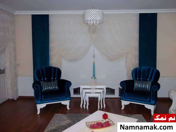 مدل پرده شیک و مدرن سالن پذیرایی 