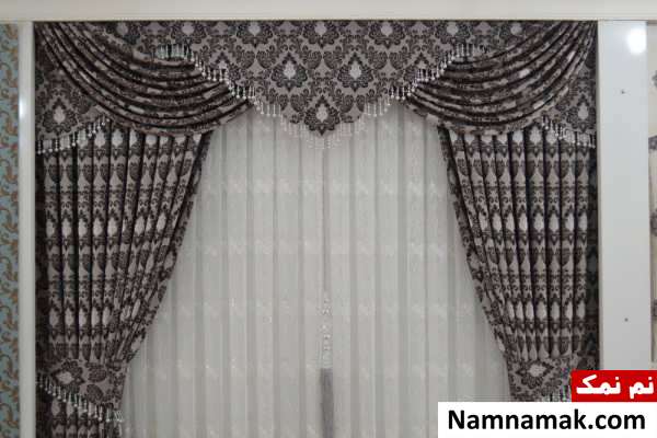 مدل پرده طرح دار 