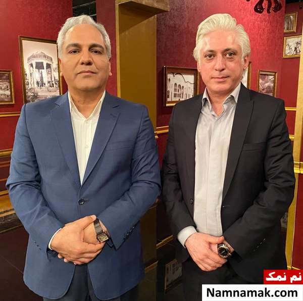 محمدجواد حصاری و مهران مدیری در برنامه دورهمی
