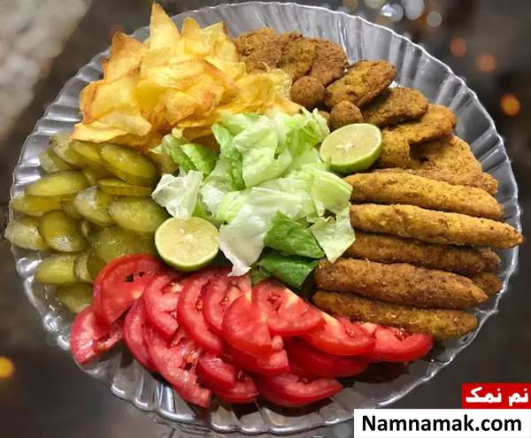 اسنک مرغ و سیب زمینی