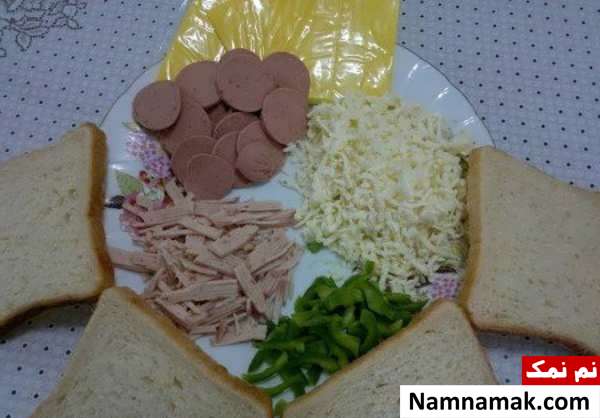 طرز تهیه اسنک با ساندویچ ساز