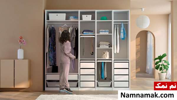 تزیین کمد دیواری با وسایل ساده