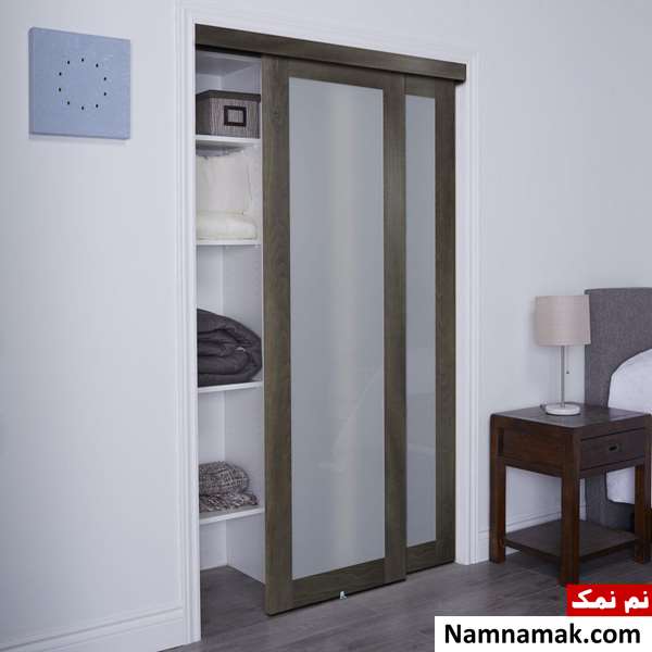 مدل کمد دیواری با آینه قدی و دکوراتیو
