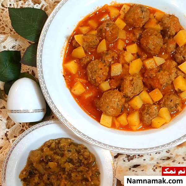 کوفته نخودچی با سیب زمینی