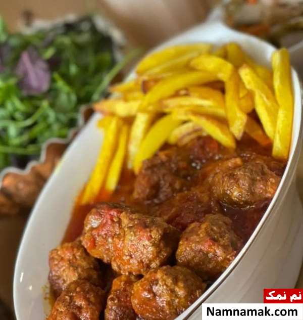 کوفته ریزه با سیب زمینی