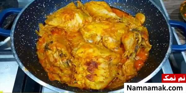 طرز تهیه مرغ مزه دار شده با ماست