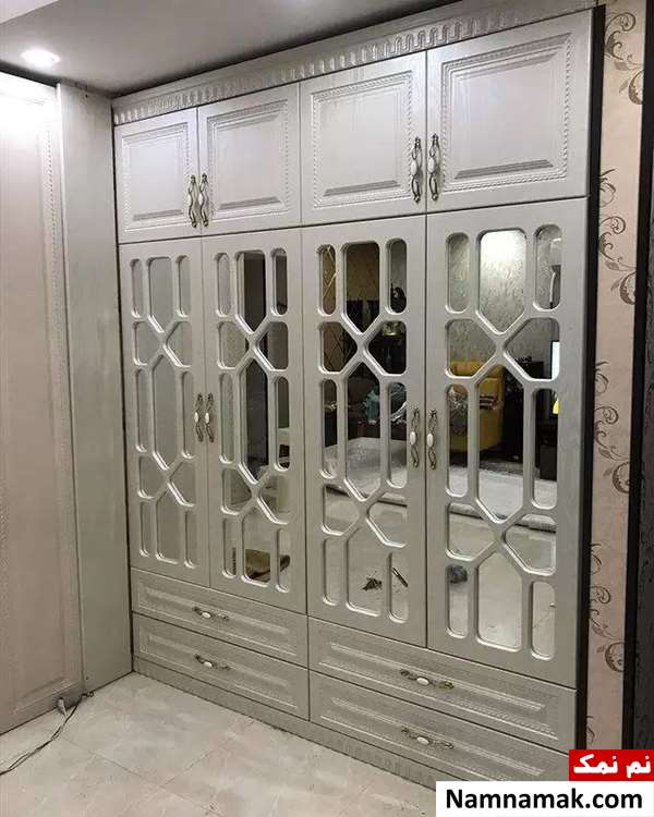 مدل های مدرن کمد دیواری آینه دار اتاق خواب