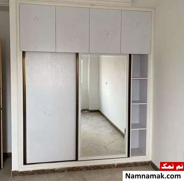 مدل های مدرن کمد دیواری آینه دار اتاق خواب