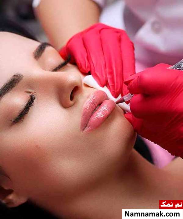 علت رنگ نگرفتن تاتو لب