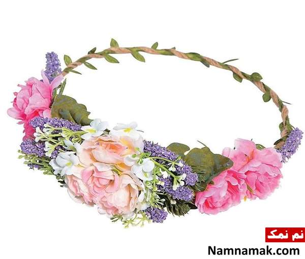 تاج گل عروس طبیعی