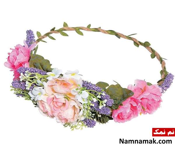 تاج گل عروس طبیعی