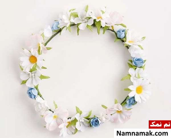 تاج گل عروس طبیعی