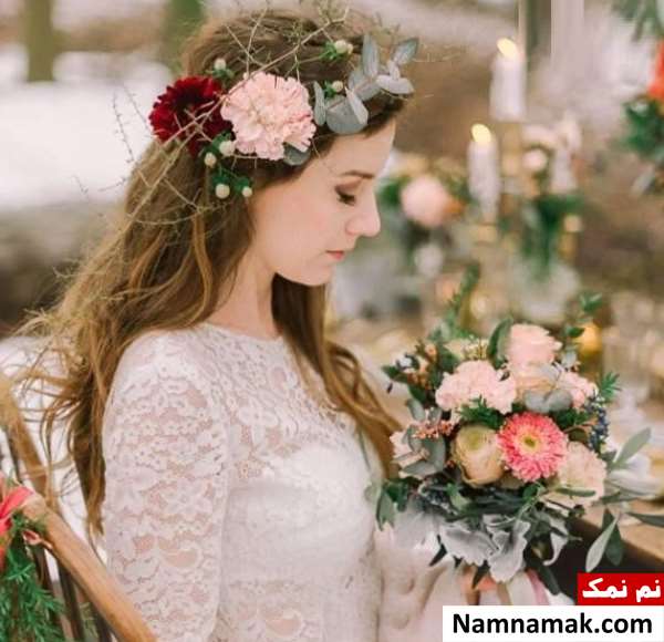 تاج گل عروس ایرانی