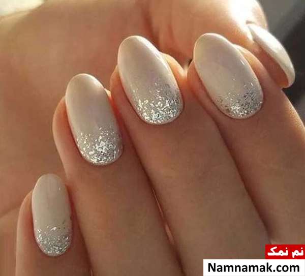 طراحی ناخن برای عروس ساده و شیک
