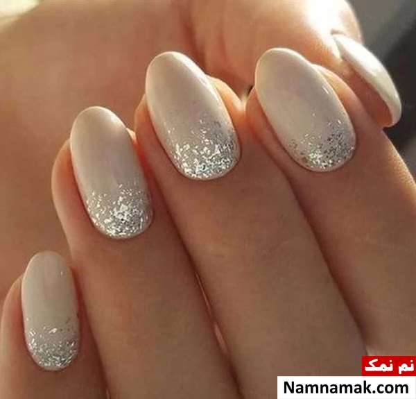 طراحی ناخن برای عروس ساده و شیک