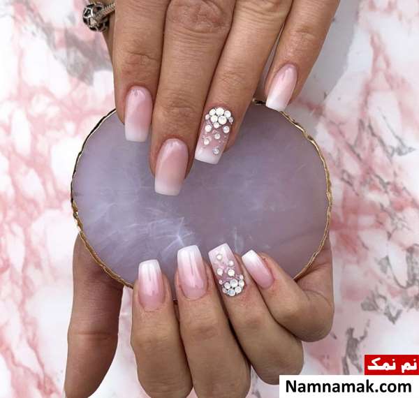 مدل طراحی ناخن عروس برای عقد