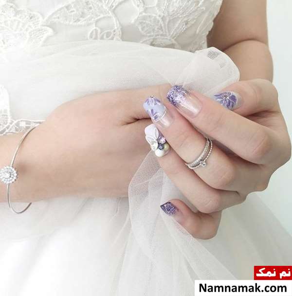 مدل کاشت ناخن عروس