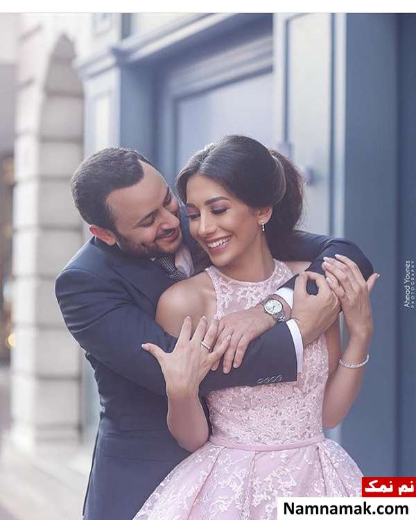 ژست شیک و متفاوت عروس و داماد 