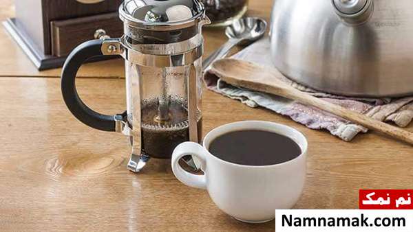 تهیه قهوه فرانسه با فرنچ پرس