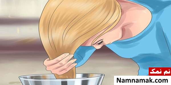 پاک کردن حنا از روی مو پاک کردن حنا از روی مو