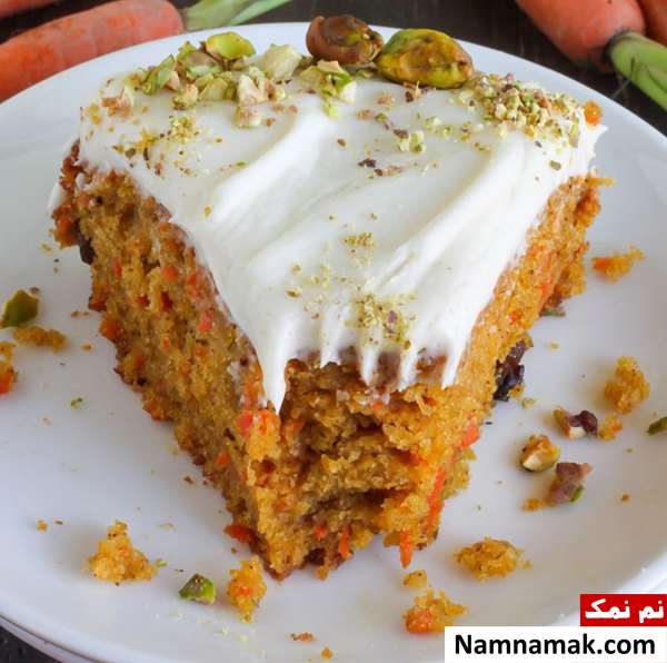 کیک کدو حلوایی و هویج