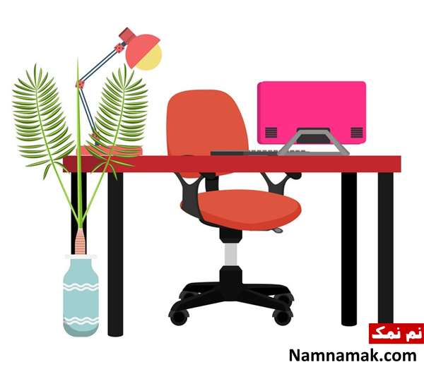 عکس میز کار برای پروفایل