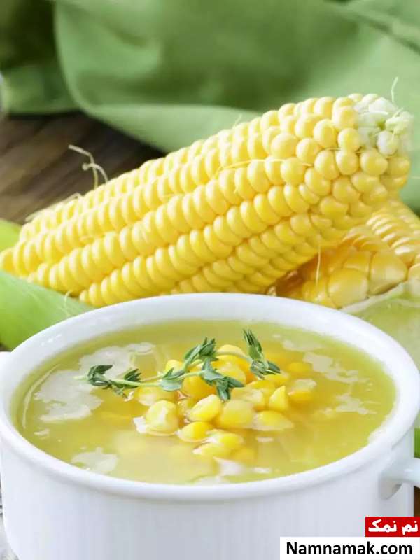 سوپ با آرد ذرت