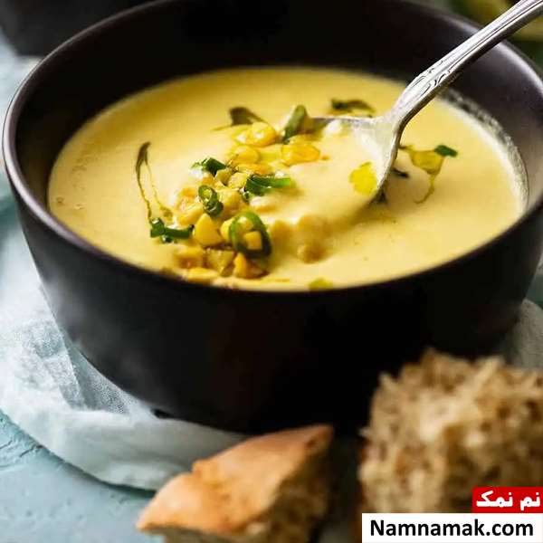 سوپ با آرد ذرت