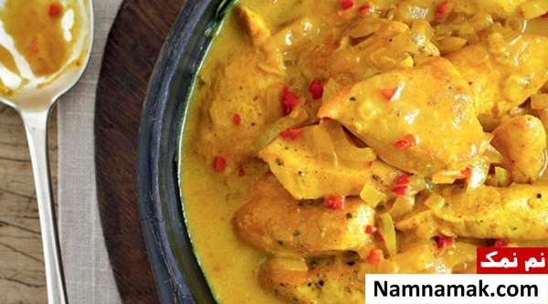مرغ با ماست و رب