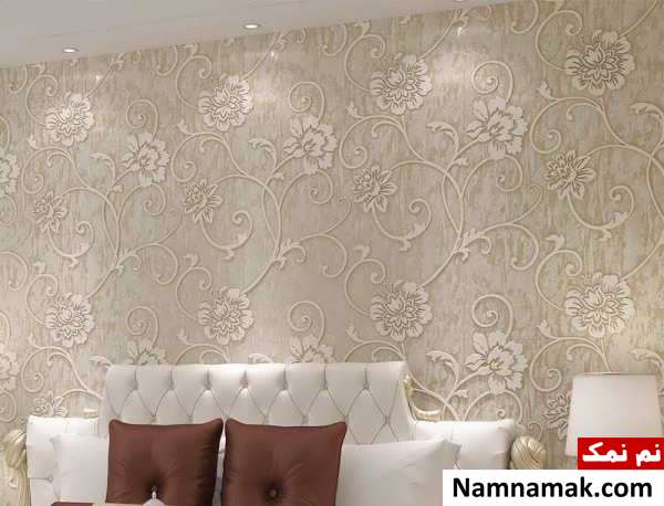 مدل کاغذ دیواری شیک و زیبا برای سالن پذیرایی