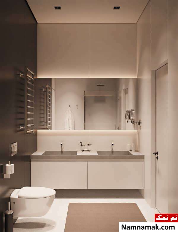 طراحی حمام و دستشویی شیک