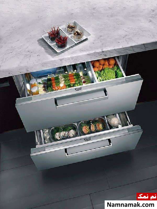 مدل کشو کابینت برای نگهداری مواد غذایی 