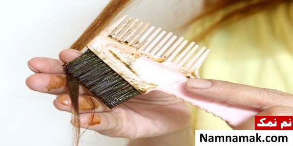 مراحل تهیه رنگ مو با حنا مراحل تهیه رنگ مو با حنا