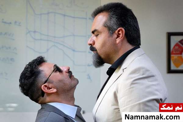 شهرام قائدی و سروش جمشیدی در سریال چشم بندی