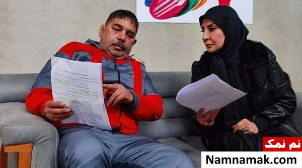  داریوش سلیمی و مرجانه گلچین در سریال چشم بندی
