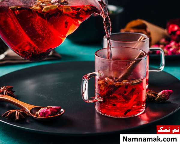 چای گل محمدی برای یبوست