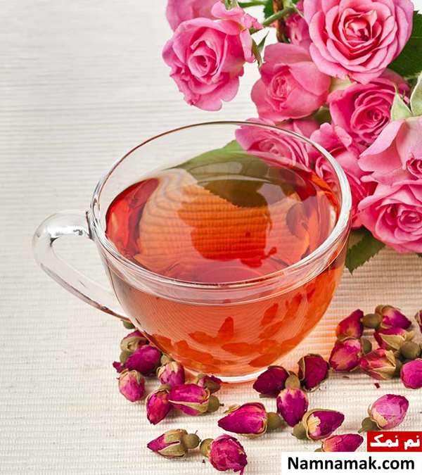 چای گل محمدی برای یبوست
