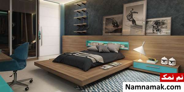 دکوراسیون اتاق خواب پسرانه خفن