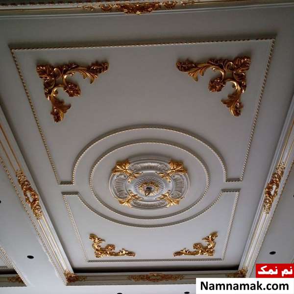 گچبری سقف پذیرایی 