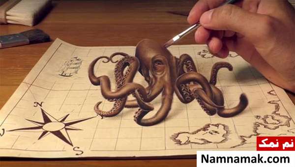 نقاشی های سه بعدی بی نظیر